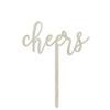 Andaz Press Party Wood Cake Toppers, Cheers, 1-Pack, New Years Decor 2026 view 1