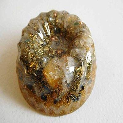 Spiral Tower Buster Prosperity 24K Gold Orgone Generator Energy Accumulator 528Hz/7.83Hz/Advance Harmonics Many Beautiful Ingredients and Colors!! (Spiral Tower Buster, Prosperity Stock)