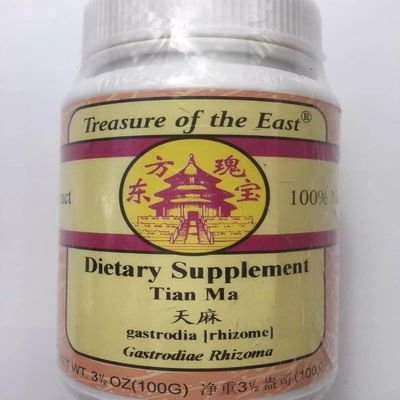 Treasure of The East, Gastrodia - Tian Ma (5:1 Concentrated Herbal Extract Granules, 100g)