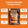 Umlands Crunchy Cheese  Cheddar (1.9 oz Bag) | 100% Real Wisconsin Cheese, Keto, Low-Carb, High-Protein, Gluten-Free, Shelf-Stable Snack view 3