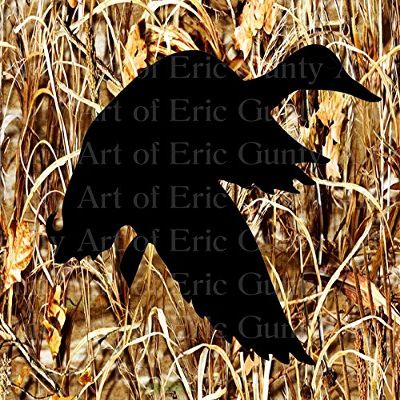1/4 Sheet - Camo Duck Hunting Birthday - Edible Cake/Cupcake Party Topper - D22163