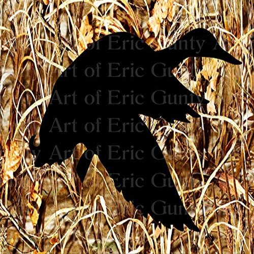 1/4 Sheet - Camo Duck Hunting Birthday - Edible Cake/Cupcake Party Topper - D22163