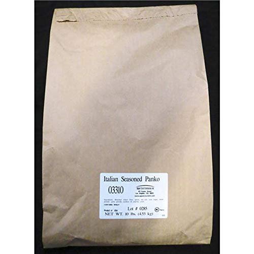Upper Crust Zesty Spiced Italian Seasoned Panko Breadcrumbs, 10 Pound -- 1 each.