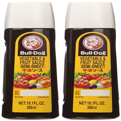Bull-Dog Chuno Semi-Sweet Sauce 10.1 Fl. Oz. (2 Bottles)