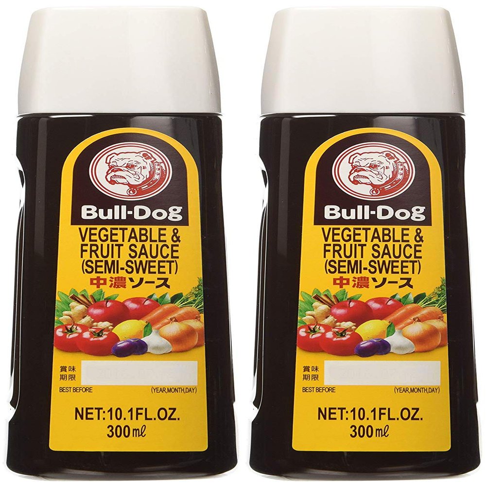 Bull-Dog Chuno Semi-Sweet Sauce 10.1 Fl. Oz. (2 Bottles)