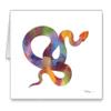 DJ Rogers Fine Art Snake - Set of 10 Watercolor Snake Note Cards With Envelopes view 1