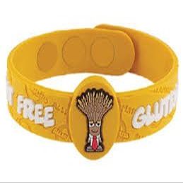 AllerMates Child Medical Alert Wheat Gluten Allergy Bracelet