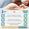 Globe Triple Antibiotic First Aid Ointment, 0.5 oz (4-Pack) | 24-Hour Infection Protection | Wound Care Treatment for Minor Scrapes, Burns and Cuts | 4 Pack view 3