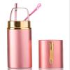 2 Packs Pocket Readers Ultra Slim Compact Reading Glasses Spring Temple w/Portable Pocket Clip Aluminum Case Pink +1.25 view 2