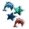 10 PCS Glitter Sequins Mermaid and Mermaid tail, Seastar, Dolphin, Cake/Cupcake Toppers Happy Birthday Party Decorations Under the Sea Themed Party Beach Parties Baby Showers Pool Parties Bridal Showers More view 2