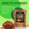 Raw California Almonds 16 oz (1 lb) | Natural | Whole | Batch Tested Gluten & Peanut Free | No PPO | Non-GMO | No Herbicide | Healthy Protein boost | Premium Quality | for Snacking, Baking, Cooking view 3