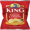 King Cheese & Onion Flavour Potato Crisps (16 x 37g pack) view 1