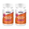 NOW Foods High Potency Vitamin D-3, 10,000 IU, 120 Softgels, 2 Pack view 1