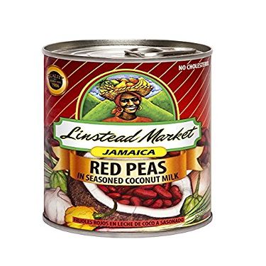 Linstead Market Jamaica Red Peas (Kidney Beans) in SEASONED Coconut Milk, 13oz (3 units)