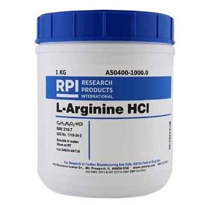 Research Products International L-Arginine Monohydrochloride, 1 Kilogram - RPI