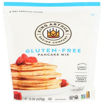 King Arthur Flour Gluten Free Pancake Mix -- 15 oz - 2 pc
