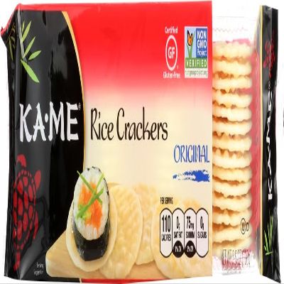 KA-ME Rice Crackers Gluten Free Original -- 3.5 oz - 2 pc