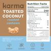 Toasted Coconut Cashews by Karma Nuts, Whole, Sweet, Roasted, Vegan, Gluten Free, Low Net Carb, Natural, Everyday Nut Snack, 1.5 Ounce (12 Snack Packs) view 2