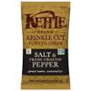 Kettle Krinkle Cut Potato Chips, Salt & Fresh Ground Pepper, 5-Ounce Bags (Pack of 15) view 1