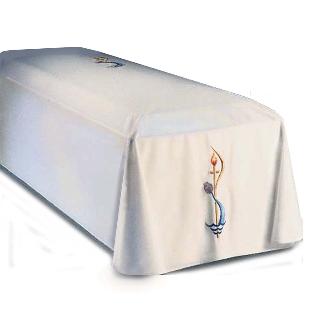 Funeral Pall Size is 11 ft x 6 ft