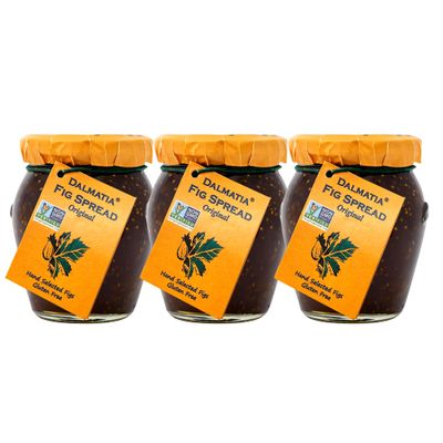 Dalmatia Fig Spread, 8.5 oz | All-Natural, Non-GMO, Award-Winning Mediterranean Spread | Perfect for Cheese Boards, Toast & Baking | Product of Croatia (Pack of 3)