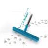 Beldray LA024350TQ Pet Plus+ Rubber Head Broom 2-in-1 Lift & Trap Long Handle Floor Brush, Remove Dog and Cat Hair, Squeegee Edge for Window Cleaning/Hard Floors, Non-Scratch Indoor/Outdoor Broom view 4