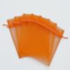 100 pcs 4x6" (10x15cm) Organza Bags Wedding Favor Bags Party Gift Bags Candy Bag Jewelry Pouch Drawstring Bag FB999 (Orange - FB014) view 1