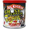 ASS KICKIN' Ghost Pepper Honey Roasted Spicy Hot Peanuts  4.25 oz - Ultimate Spicy Gourmet Gift Peanuts - Try if you dare! view 1