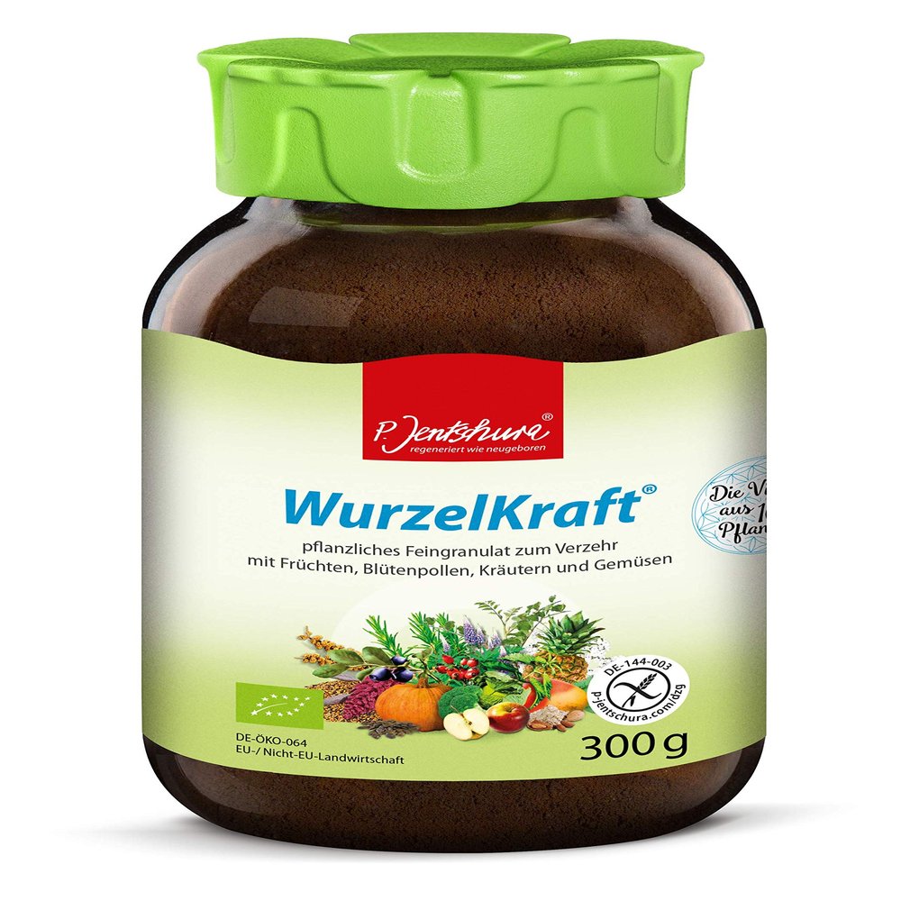 Dr. Jentschura WurzelKraft Organic Whole Food Plant Blend 103 Herbs & Plants, Powder, 300 g, 10.58 oz