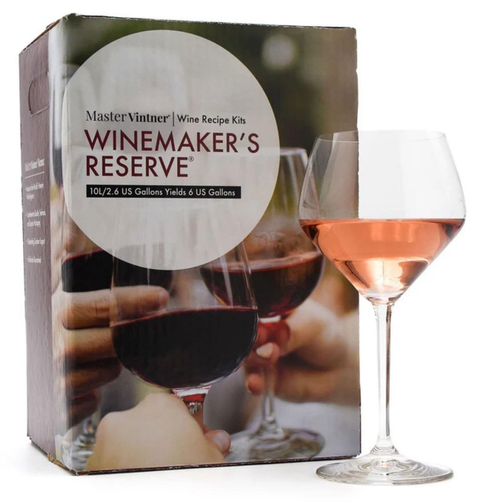 Master Vintner Winemaker's Reserve Ros Zinfandel Wine Recipe Kit Makes 6 Gallons