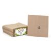 BIOZOYG Paper Napkins Everyday 100 Pack 13 x 13 Inch Brown - Disposable Recycled Dinner and Cocktail Napkins for Bathroom, Party, and Beverage view 1