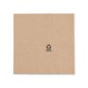 BIOZOYG Paper Napkins Everyday 100 Pack 13 x 13 Inch Brown - Disposable Recycled Dinner and Cocktail Napkins for Bathroom, Party, and Beverage view 3