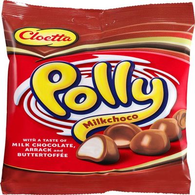 10 Bags x 200g of Cloetta Polly Milkchoco - Original - Swedish - Milk Chocolate - Candies - Sweets - Chocolates