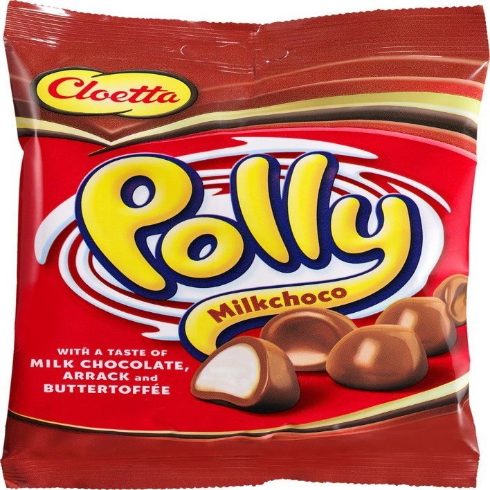 10 Bags x 200g of Cloetta Polly Milkchoco - Original - Swedish - Milk Chocolate - Candies - Sweets - Chocolates