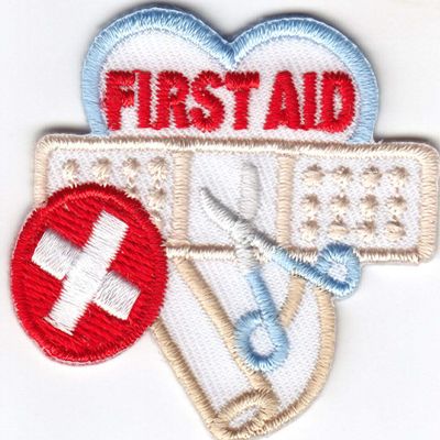 FIRST AID Iron On Patch Nurse Profession Medical Medic
