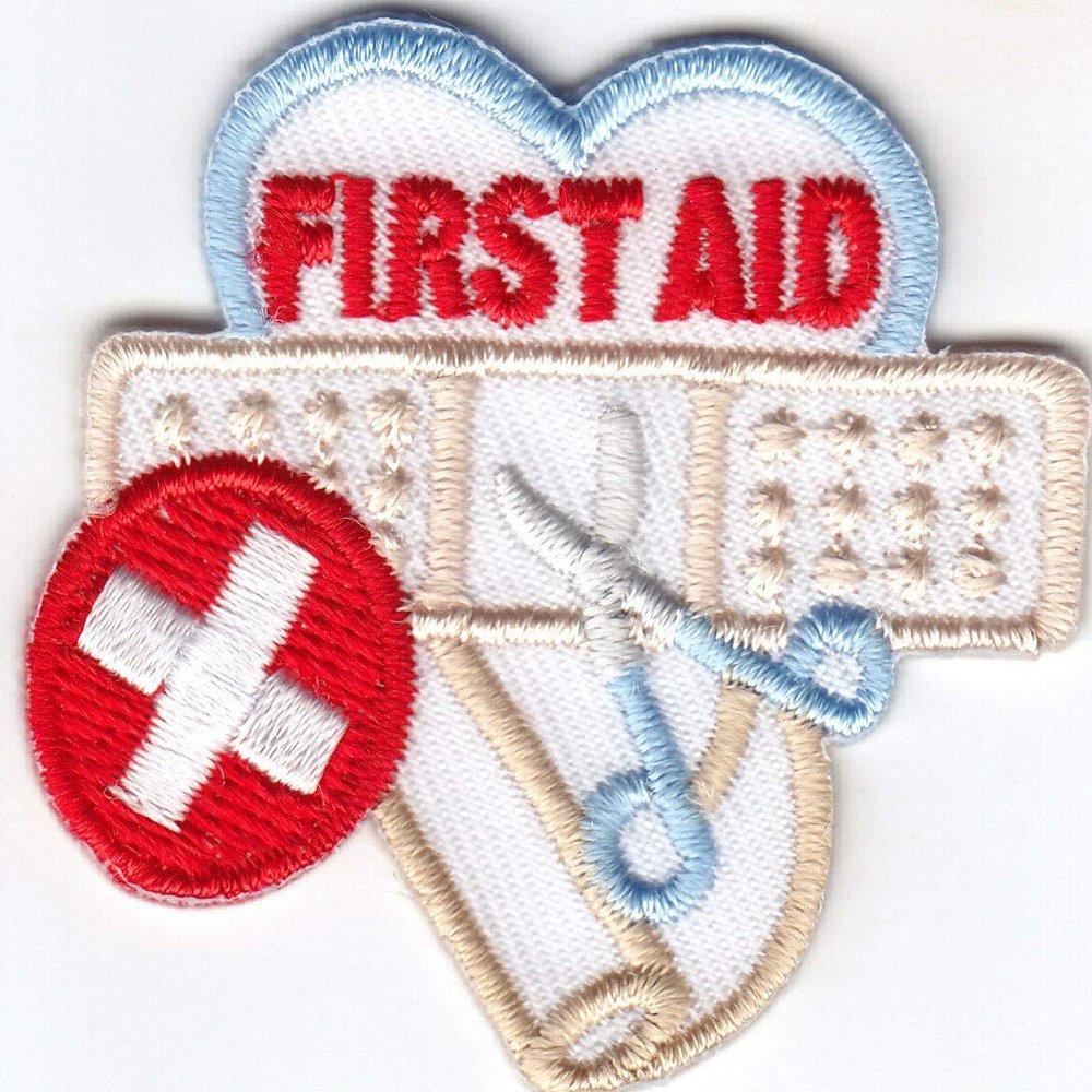FIRST AID Iron On Patch Nurse Profession Medical Medic