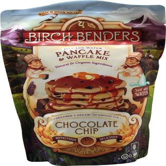 Birch Benders Micro-Pancakery Pancake & Waffle Mix Chocolate Chip -- 16 oz - 2 pc