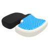 bonmedico Orthopedic Seat Cushion X-Large  Gel Memory Foam Chair Cushion for Tailbone, Sciatica & Lower Back Relief  Ergonomic Office Chair Cushion & Car Seat Cushion, Washable Cover, Non-Slip Base