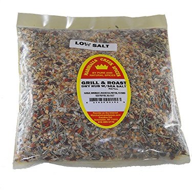 Marshalls Creek Spices (3 pack) LOW SALT, GRILL & ROAST DRY RUB WITH SEA SALT REFILL
