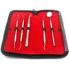 AA PRO Dentist Prepared Tools KIT | Dental Pick Dental Floss Gum Floss THREADERS TOOTHPICKS Dental Hygiene KIT Set Dental Instruments HIGH Grade A+ Quality view 1