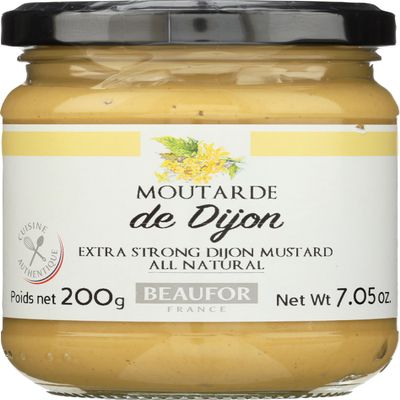 BEAUFOR Extra Strong Dijon Mustard, 7.05 OZ