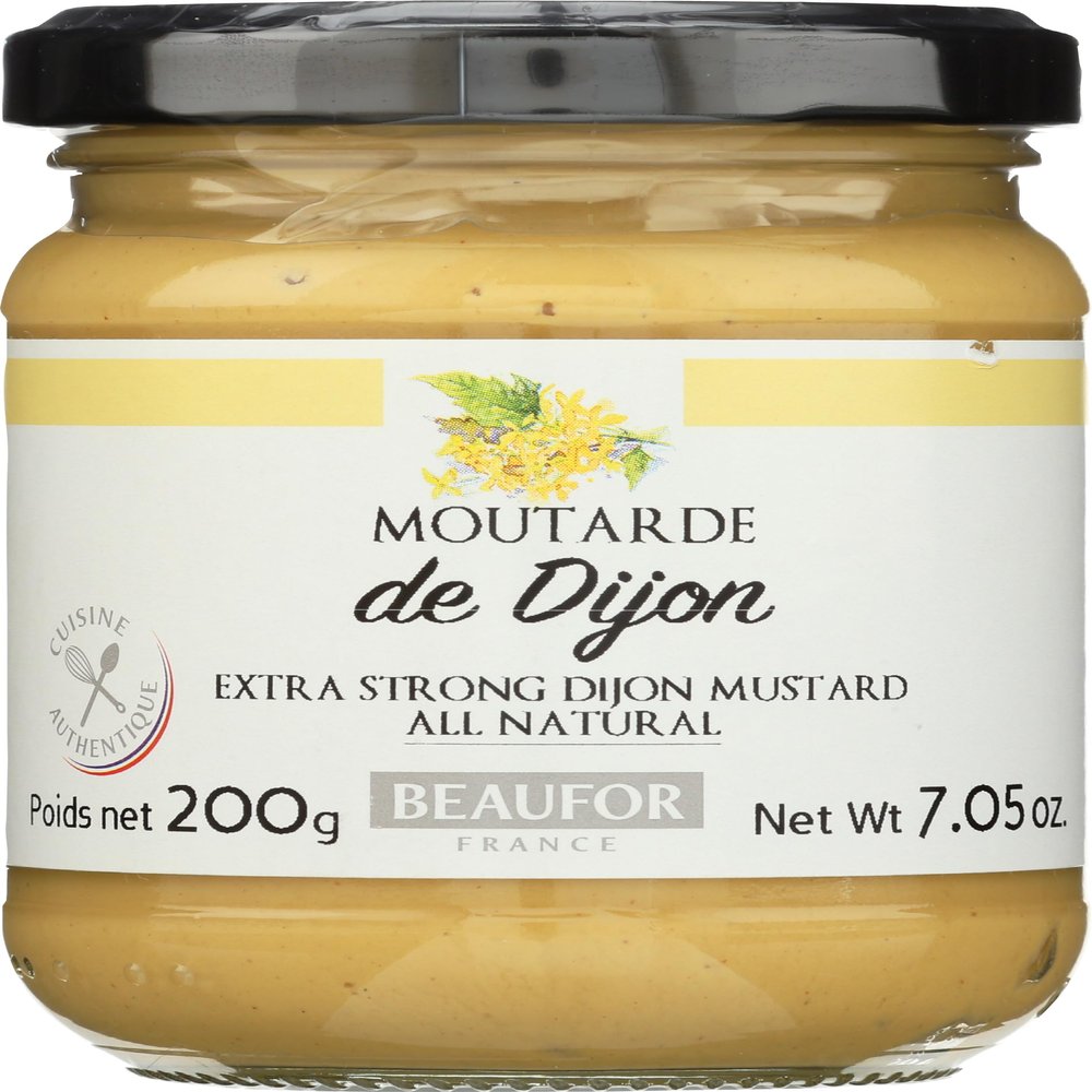 BEAUFOR Extra Strong Dijon Mustard, 7.05 OZ