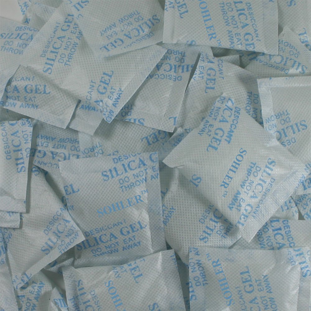 50 Packets 5 Gram Silica Gel Desiccant Pack Moisture Absorber Dehumidifiers (Ship from USA)