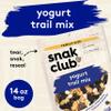 Snak Club Yogurt Trail Mix with Raisins, Peanuts, Dried Dates, Yogurt Chips, Cashews, and Almonds, Gluten-Free and Kosher Snack, 14 oz Resealable Bag view 3
