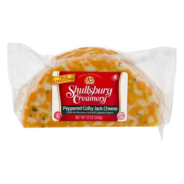 Shullsburg Creamery - Pepper Marble Jack 1/2 Moon Cheese - 12 oz.