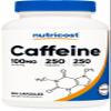 Nutricost Caffeine Pills 100mg Per Serving, 250 Capsules view 1