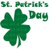 1/4 Sheet - Irish Happy St. Patrick's Day - Edible Cake/Cupcake Party Topper - D22116 view 1
