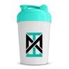 MIXT Energy Shaker Bottle, 16 oz. Shaker Bottle, BPA Free & Lid Mixing Technology (16 oz, Teal) view 1