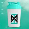 MIXT Energy Shaker Bottle, 16 oz. Shaker Bottle, BPA Free & Lid Mixing Technology (16 oz, Teal) view 4