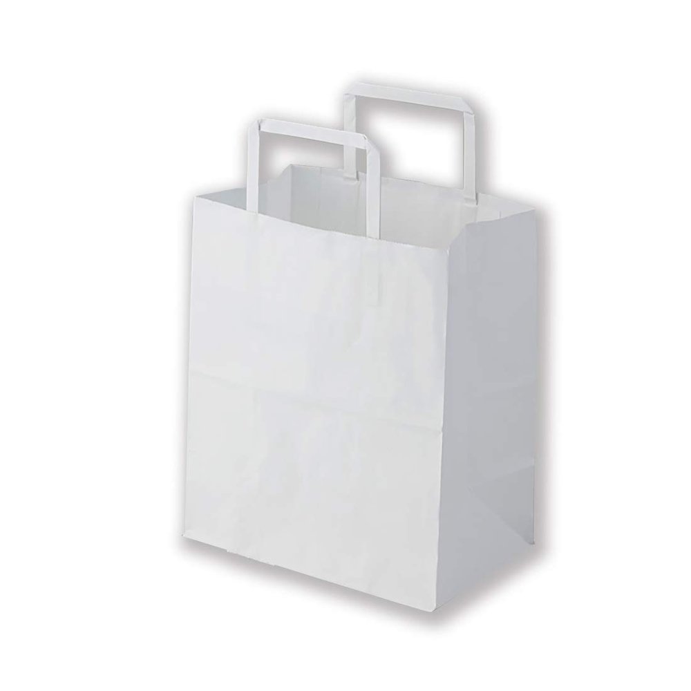 (Shimojima) Heiko 003263602 H25CB S2 Portable Paper Bags, Plain White, 8.7 x 10.0 inches (220 x 255 mm), 50 Sheets